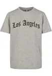Dětské tričko Los Angeles vřesové šedé