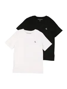 Calvin Klein Jeans Tričko  čierna / biela