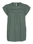 VERO MODA Blúzka 'Debbie'  tmavozelená