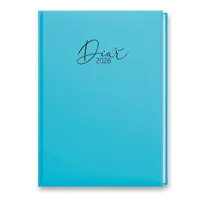 Denní diář Baloušek Pastel 2026 - A5, modrý