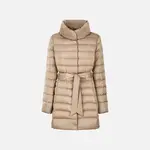 Béžová dámská péřová bunda Geox Bettanie - Dámské