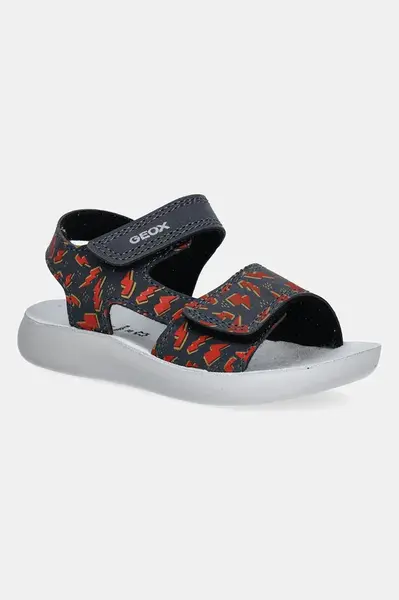 Geox Detské kožené sandále Geox SANDAL LIGHTFLOPPY