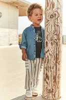 Detské bavlnené nohavice Mayoral