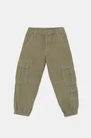 Detské bavlnené nohavice Guess