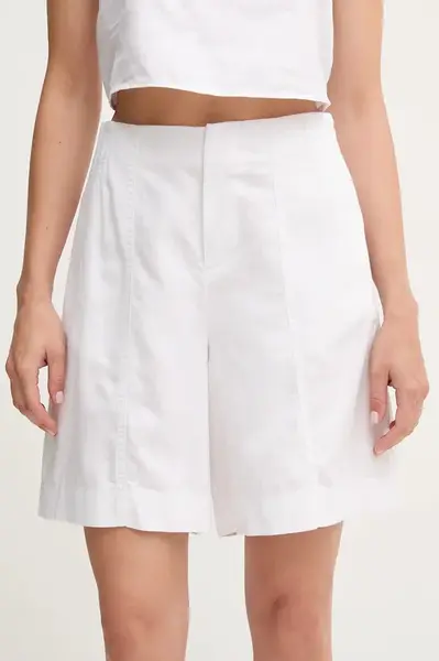 Šortky s prímesou ľanu Calvin Klein Jeans