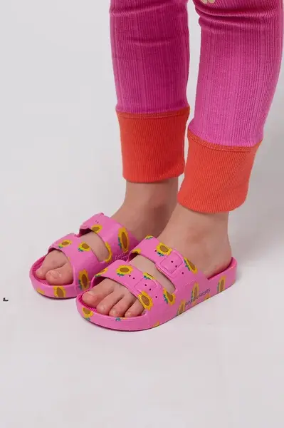 Detské šľapky Bobo Choses Sunflower