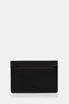 Kožené puzdro na karty HUGO čierna farba, 50536048