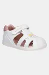Detské kožené sandále Biomecanics biela farba, 252166