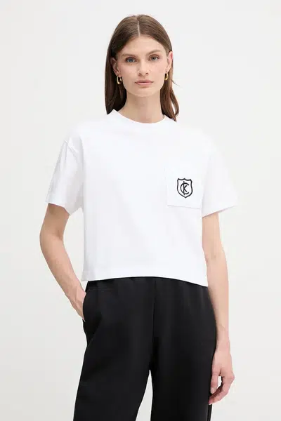 Bavlnené tričko Calvin Klein Jeans dámske, biela farba, LV047B847G