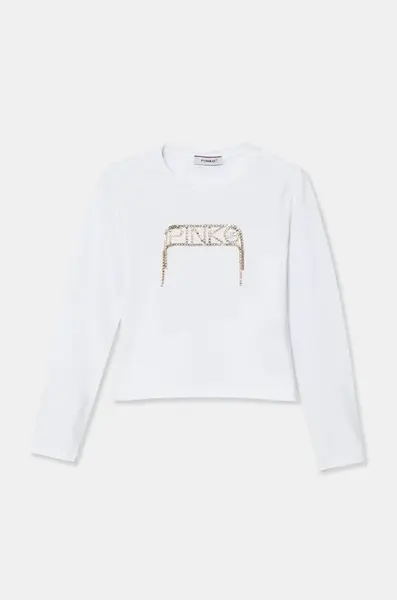 Detská bavlnená košeľa s dlhým rukávom Pinko Up