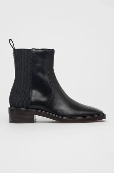 Kožené topánky Chelsea Tory Burch