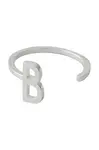 Strieborný prsteň Design Letters