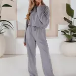 Dámský teplákový souprav CHARM Barva světle šedá DSTREET