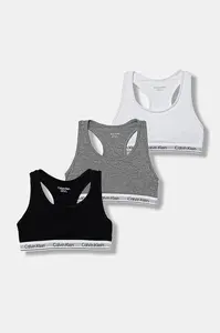Calvin Klein Underwear  podprsenka detská bavlnená s elastanom 3-balenie