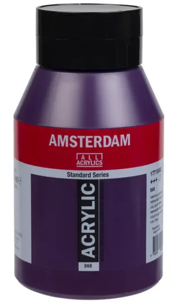 Akrylová barva Amsterdam Standard, 1 litr - 568 Permanent Blue Violet