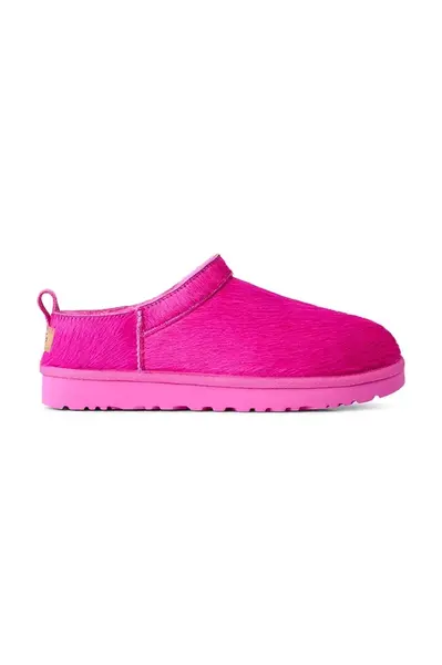 UGG  papuče dámske kožené W Classic Micro Calf Hair
