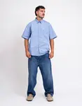 Carhartt WIP Brandon Pant Blue marble used wash M