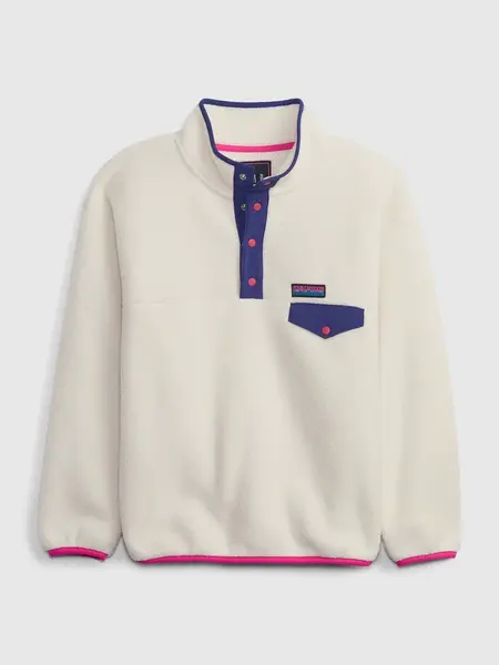 GAP Dívčí Dětská fleece mikina 492322-00 Velikost: M