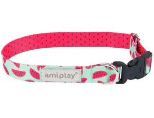 Amiplay Obojek nastavitelný BeHappy Watermelon - L | P58745