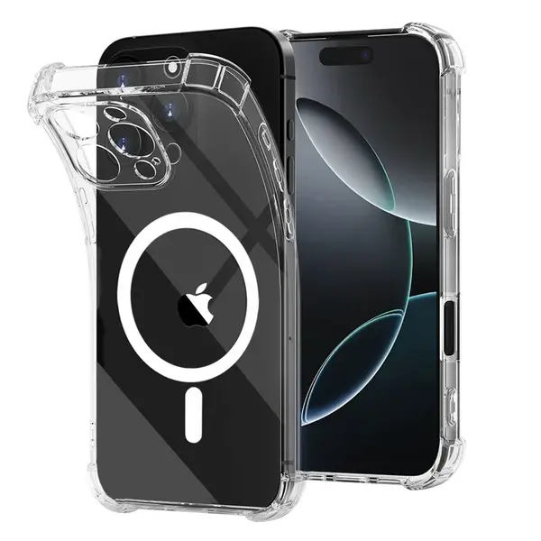 Techsuit Shockproof MagSafe průhledný obal, iPhone 16 Pro