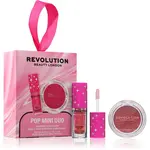 Revolution Pop Mini Duo Hydrating Lip Oil & Blush darčeková sada pre ženy 1 ks
