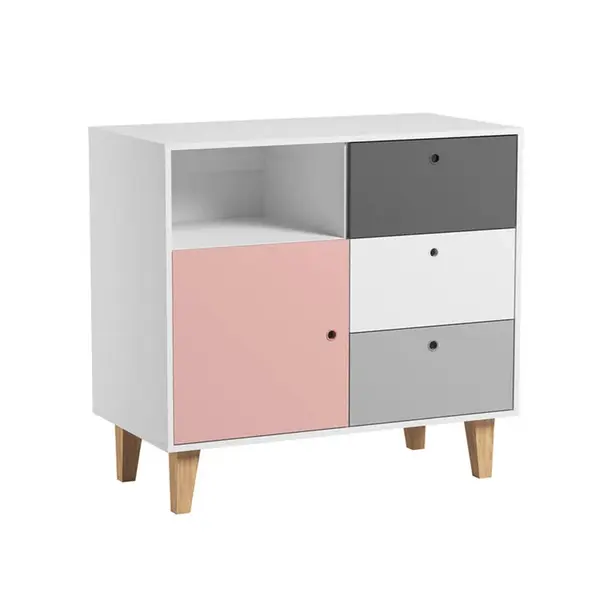 Petits-meubles PŘEBALOVACÍ KOMODA Concept růžová
