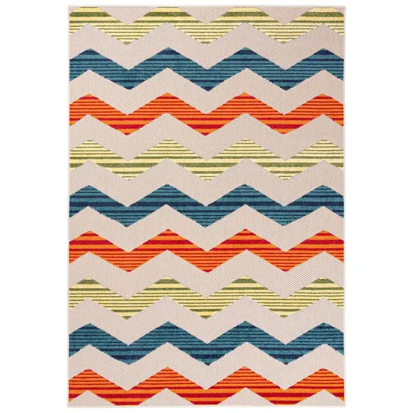 Mazovia KOBEREC barevný chevron - 120x170 cm