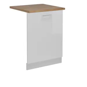 Vicco PŘEDNÍ PANEL R-Line Bílá vysoký lesk 60 cm , PD Dub