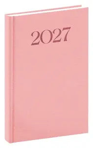 Denní diář Biella 2027, růžový