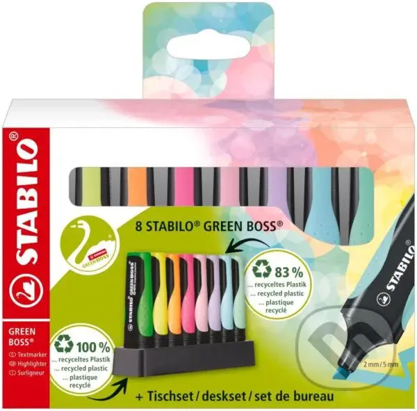STABILO Green BOSS 8 ks