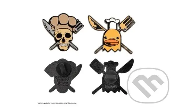 One Piece Set odznakov 2 ks - Sanji & Jeff
