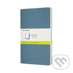 Moleskine – sada 3 stredných zápisníkov Cahiers – modrá