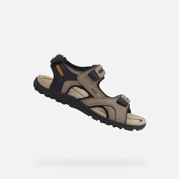 Béžové pánské sandály Geox Strada - Pánské