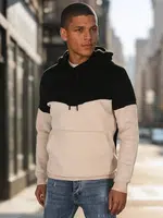 Bluza męska basic z kapturem czarna Dstreet