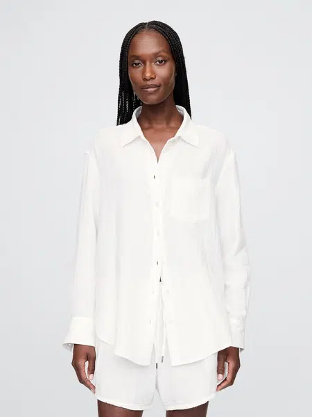GAP Mušelínová oversize košile - Dámské