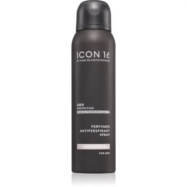 beBIO ICON16 Unstoppable antiperspirant ve spreji pro muže 150 ml