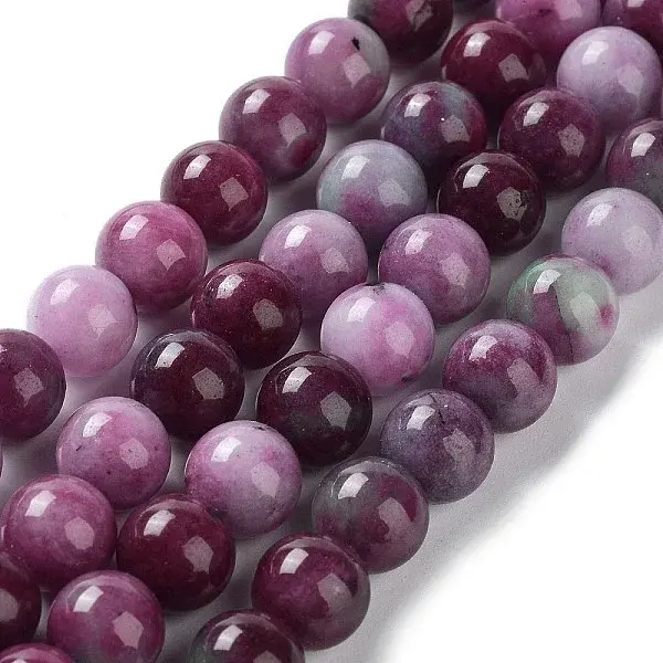 Dyed Natural Malaysia Jade Beads Strands