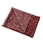 Cotton & Linen Flower Pattern Printed Fabric