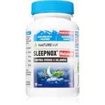 NatureVia Sleepnox Melatonin kapsuly pri ťažkostiach so spánkom a zaspávaním 30 cps