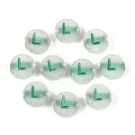 Luminous Frosted Acrylic Beads