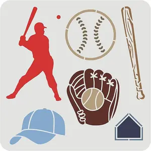 Plastic Reusable Drawing Painting Stencils Templates