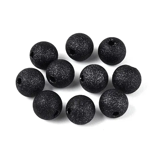 Frosted Glass Beads