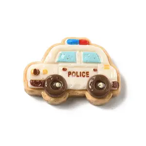 Vehicle Theme Opaque Resin Cabochons