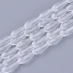 Transparent Glass Beads Strands