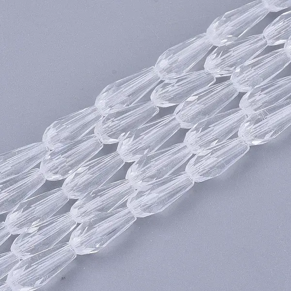 Transparent Glass Beads Strands