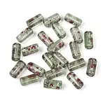 Picasso Transparent Glass Bugle Beads