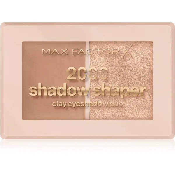 Max Factor 2000 Calorie Shadow Shaper duo očné tiene odtieň 020 Bronze Glaze 4 g