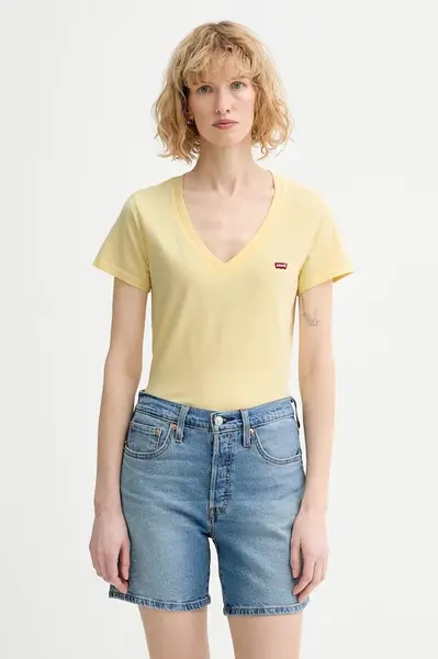 Bavlnené tričko Levi's LSE_PERFECT VNECK
