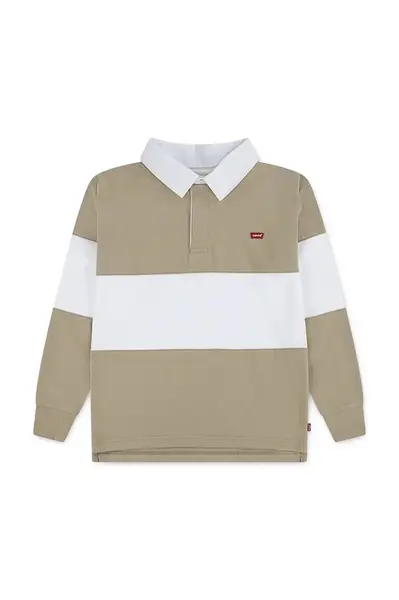 Dětské tričko s dlouhým rukávem Levi's TIMELESS RUGBY POLO