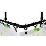 Závěsová tyč univerzální systém černá